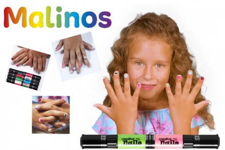 Детский лак-карандаш для ногтей Malinos Creative Nails на водной основе (2 цвета. Днепр. фото 1 Детский лак-карандаш для ногтей Malinos Creative Nails на водной основе (2 цвета. Днепр. фото 1