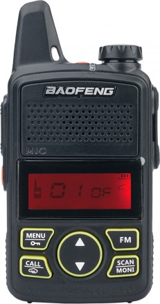 Компактна радіостанція Baofeng BF-T1 (400-470 мГц)Baofeng BF-T1 (Baofeng mini ra. . фото 2