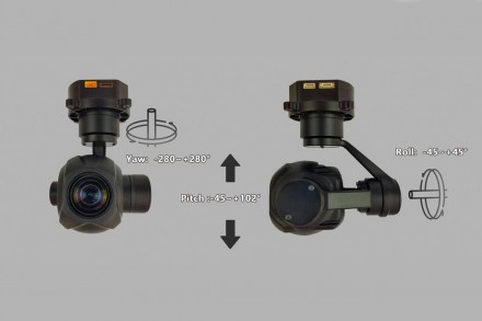 Камера с 3-осевым подвесом Topotek 10x 1080p 30FPS 1/2.8" HDMI/IP (KHY10S90)
Хар. . фото 8