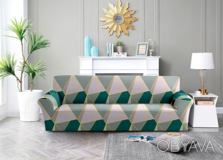 
Чехол для дивана изготовлен из высококачественного трикотажного материала.Трико. . фото 1