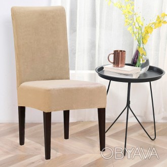
Велюровые чехлы для стульев – это изысканный и функциональный аксессуар, которы. . фото 1