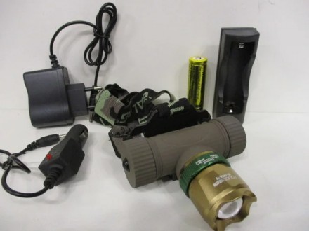 Налобный фонарь сверхмощный, работает на аккумуляторе 18650 8800 mA/ч 3,7V или н. . фото 8