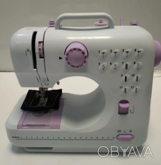 Портативная швейная машинка YASM-505A Pro шьет 12 типами строчек, которые Вы мож. . фото 1