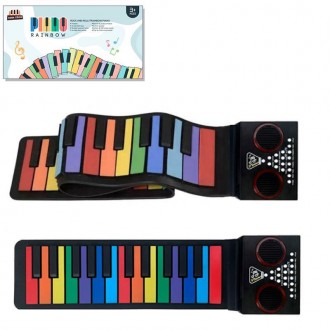 Гибкое пианино-синтезатор Rainbow арт. 666-21
Гибкое пианино - это игрушка котор. . фото 2