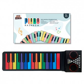 Гибкое пианино-синтезатор Rainbow арт. 666-21
Гибкое пианино - это игрушка котор. . фото 3