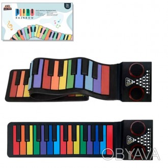 Гибкое пианино-синтезатор Rainbow арт. 666-21
Гибкое пианино - это игрушка котор. . фото 1