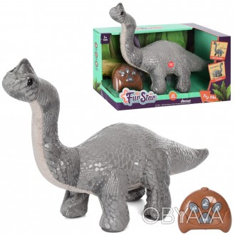 Плюшевый динозавр на радиоуправлении "Брахиозавр" арт. T865
Мягкая игрушка на ра. . фото 1