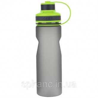 Пляшка для води Kite, 700 мл, сіро-зелена. Виготовлена з тритану. Тритан — надій. . фото 2