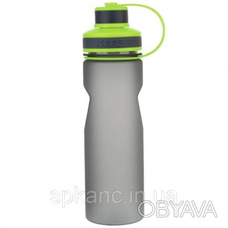 Пляшка для води Kite, 700 мл, сіро-зелена. Виготовлена з тритану. Тритан — надій. . фото 1