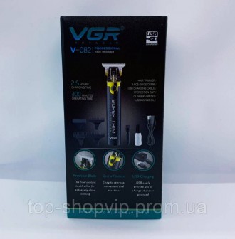 Характеристики:
-Виробник: VGR
-Модель: V-082
-Кількість насадок: 3 шт (1 мм, 2 . . фото 4