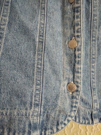 Ветровка, джинсовая курточка для дома , двора девочке 4-5 лет, р.104-110, Гонг К. . фото 7