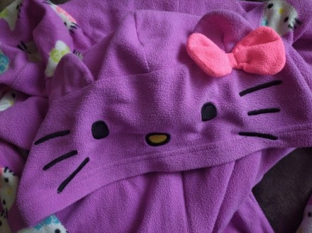Флисовая пижама, кигуруми, UK 14-16 , Hello Kitty .
ПОГ 60 см.
Длина рукава и . . фото 6