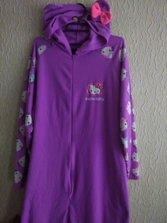 Флисовая пижама, кигуруми, UK 14-16 , Hello Kitty .
ПОГ 60 см.
Длина рукава и . . фото 2