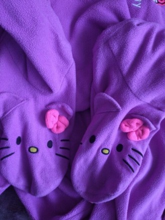 Флисовая пижама, кигуруми, UK 14-16 , Hello Kitty .
ПОГ 60 см.
Длина рукава и . . фото 7