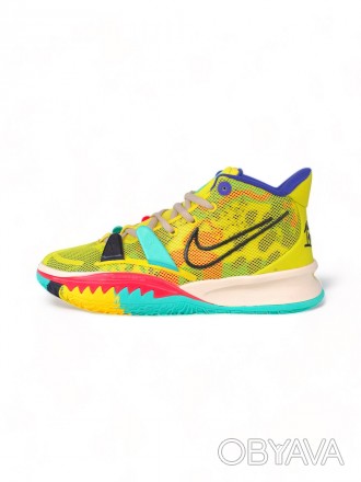 Кроссовки Nike Kyrie 7 в ярком жёлтом цвете - это смелое и современное решение д. . фото 1