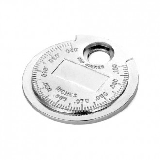 Щуп-монетка служит для выставления, измерения и проверки зазора между электродам. . фото 2