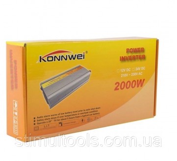 Описание:
Преобразователь (инвертор) Konnwei DC/AC 2000W 12В - 220В
Преобразоват. . фото 7