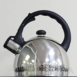 Описание:
Чайник со свистком одинарное дно Stenson SS MH-4886 2л серебристый
Чай. . фото 1