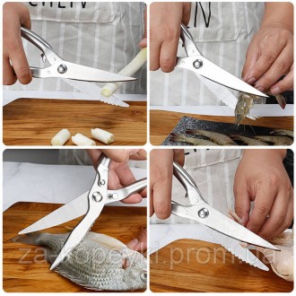 Багатофункціональні кухонні ножиці – це високоякісний кухонний інструмент, вигот. . фото 9