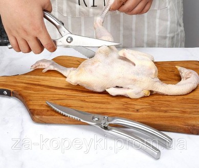 Багатофункціональні кухонні ножиці – це високоякісний кухонний інструмент, вигот. . фото 4