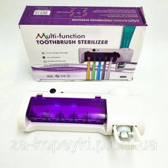 Ультрафіолетовий стерилізатор - дозатор Toothbrush Sterilizer JX008
У проміжках . . фото 10