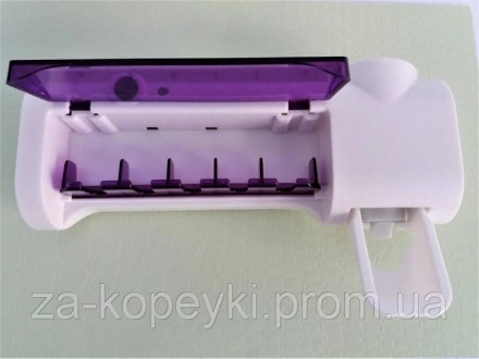 Ультрафіолетовий стерилізатор - дозатор Toothbrush Sterilizer JX008
У проміжках . . фото 9