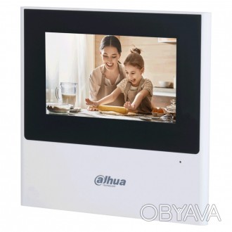  IP-відеодомофон Dahua DHI-VTH2611L-WP з кольоровим сенсорним 4.3-дюймовим екран. . фото 1