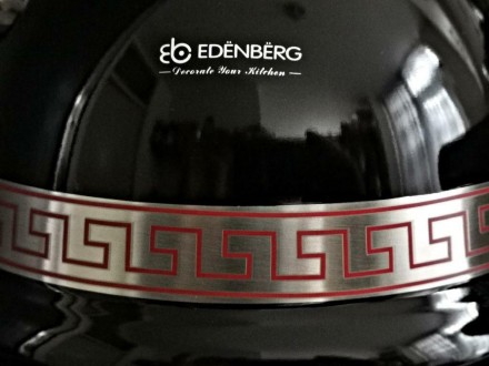  Чайник из нержавеющей стали со свистком Edenberg 3.0 л Черный 
Непревзойденное . . фото 8