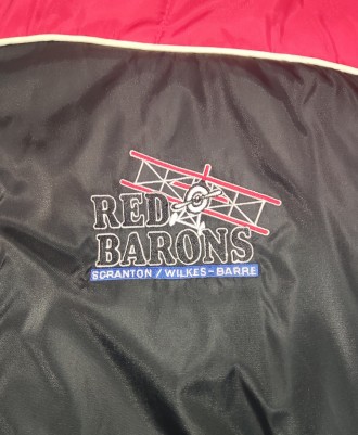 Зимняя куртка с капюшоном Baseball Rro Player Red Barons, made in Korea, размер-. . фото 7