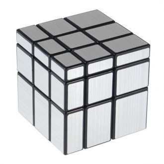 Захоплююча іграшка YJ Mirror Cube | дзеркальний кубик silver, представлена в нез. . фото 2