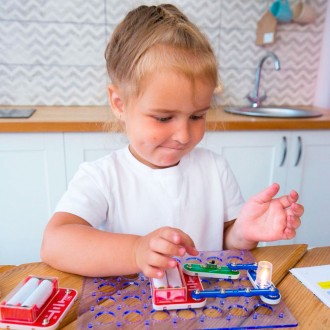 Электронный конструктор Znatok (118 схем) – прекрасный подарок ребенку 5 лет, ко. . фото 8