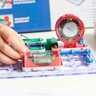 Электронный конструктор Znatok (118 схем) – прекрасный подарок ребенку 5 лет, ко. . фото 6