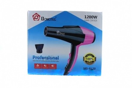 Фен для волос профессиональный Функциональный и удобный фен Domotec MS-9120 отли. . фото 3