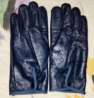Кожаные перчатки MLApolice, размер-11, ширина-11см, длина-27см, средний палец-10. . фото 3