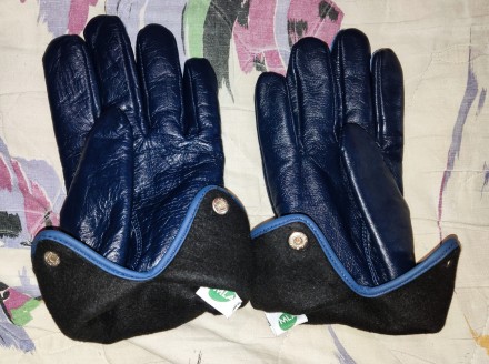 Кожаные перчатки MLApolice, размер-11, ширина-11см, длина-27см, средний палец-10. . фото 4