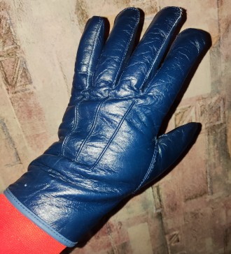 Кожаные перчатки MLApolice, размер-11, ширина-11см, длина-27см, средний палец-10. . фото 5