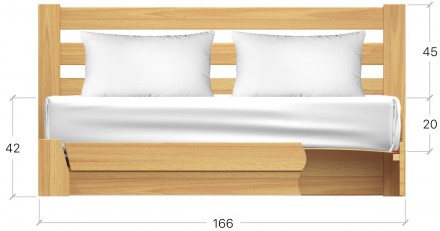 
Кровать из БУКа Селена с механизмом от ТМ Эстелла
Деревянная кровать Селена с м. . фото 3