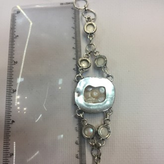 Предлагаем Вам купить браслет из натурального Барочного жемчуга в серебре. 
брас. . фото 8