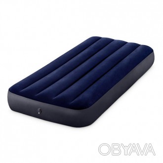 Надувной матрас одноместный 99x191x25 см Classic Downy Bed Intex 64757