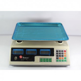 Ваги електронні, торгові Domotec MS-228 з калькулятором — призначені для зважува. . фото 2