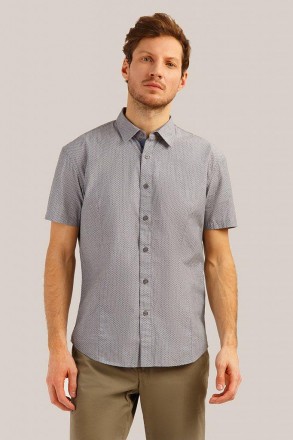 Лёгкая рубашка с короткими рукавами – обязательный элемент мужского летнег. . фото 2