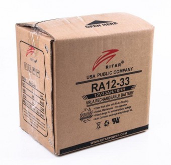 Аккумуляторная батарея Ritar RA12-33
Серия RA – это аккумуляторная батарея общег. . фото 4