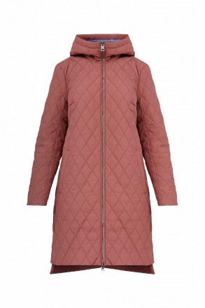 Стеганое пальто женское с капюшоном от финского бренда Finn Flare. В боковых шва. . фото 9