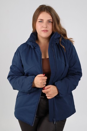Утепленная женская куртка из прочного нейлона с водоотталкивающими пропитками. З. . фото 3