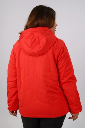 Утепленная женская куртка из прочного нейлона с водоотталкивающими пропитками. З. . фото 6