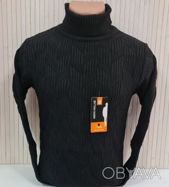 Код товара: 1017.3
Мужской свитер с воротом хомут (с отворотом), свитер теплый м. . фото 1