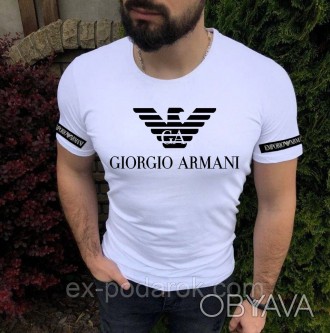 Полный ассортимент товара можно посмотреть здесь:
 
 
Мужская футболка Армани. П. . фото 1