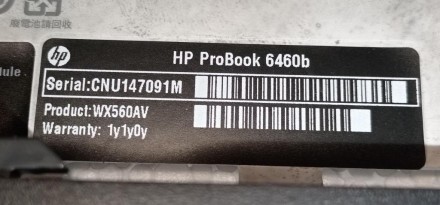 Нижня частина корпуса (поддон) з ноутбука HP ProBook 6460b 6070B0480001 641838-0. . фото 5