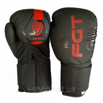 Рукавички боксерські Newt Fight Gear Team чорні 12 oz NE-BOX-F-12-B відмінні рук. . фото 2