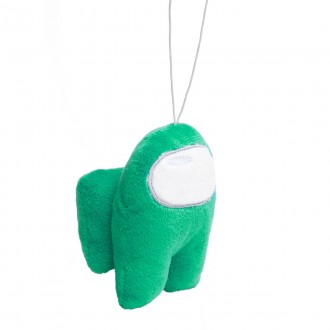 
М'яка іграшка-брелок FANCY "Амонг Ас" (Among Us), зелена, 10 см. Особливості: -. . фото 3